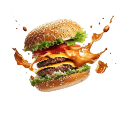 Juicy burger